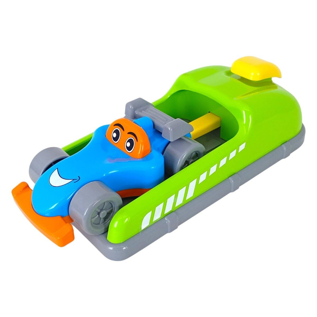 Zephyr The Unbreakables My First Launcher Toy Car Set - Green & Blue