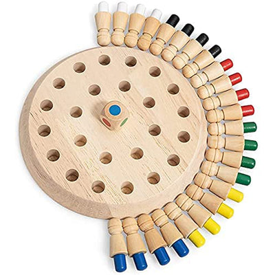 Wooden Colorful Memory Match Stick Game (Early Educational Toy)