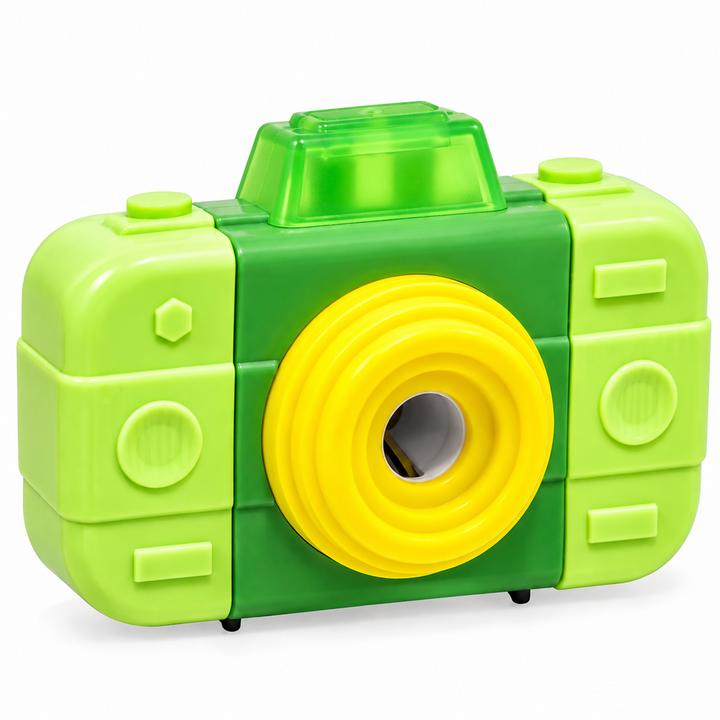 Camera Shaped Pencil Sharpener & Eraser for Kids | 2-in-1 Cute School Stationery | 1 Piece