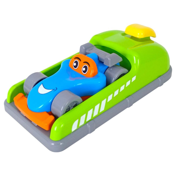 Zephyr The Unbreakables My First Launcher Toy Car Set - Green & Blue