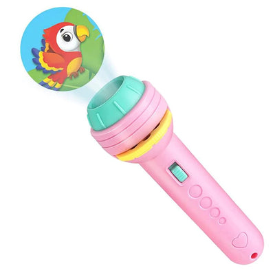 Baby Projector Torch (6 Slides) - Assorted Colours