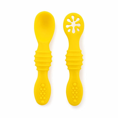 Silicone Spoon for Feeding Infant and Toddlers | Pack of 2 | Smushy