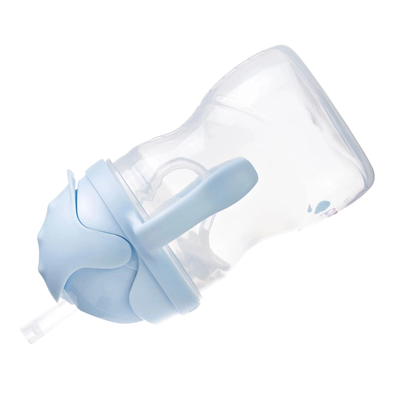 Weighted Straw Sippy Cup 240ml Bubblegum Light Blue