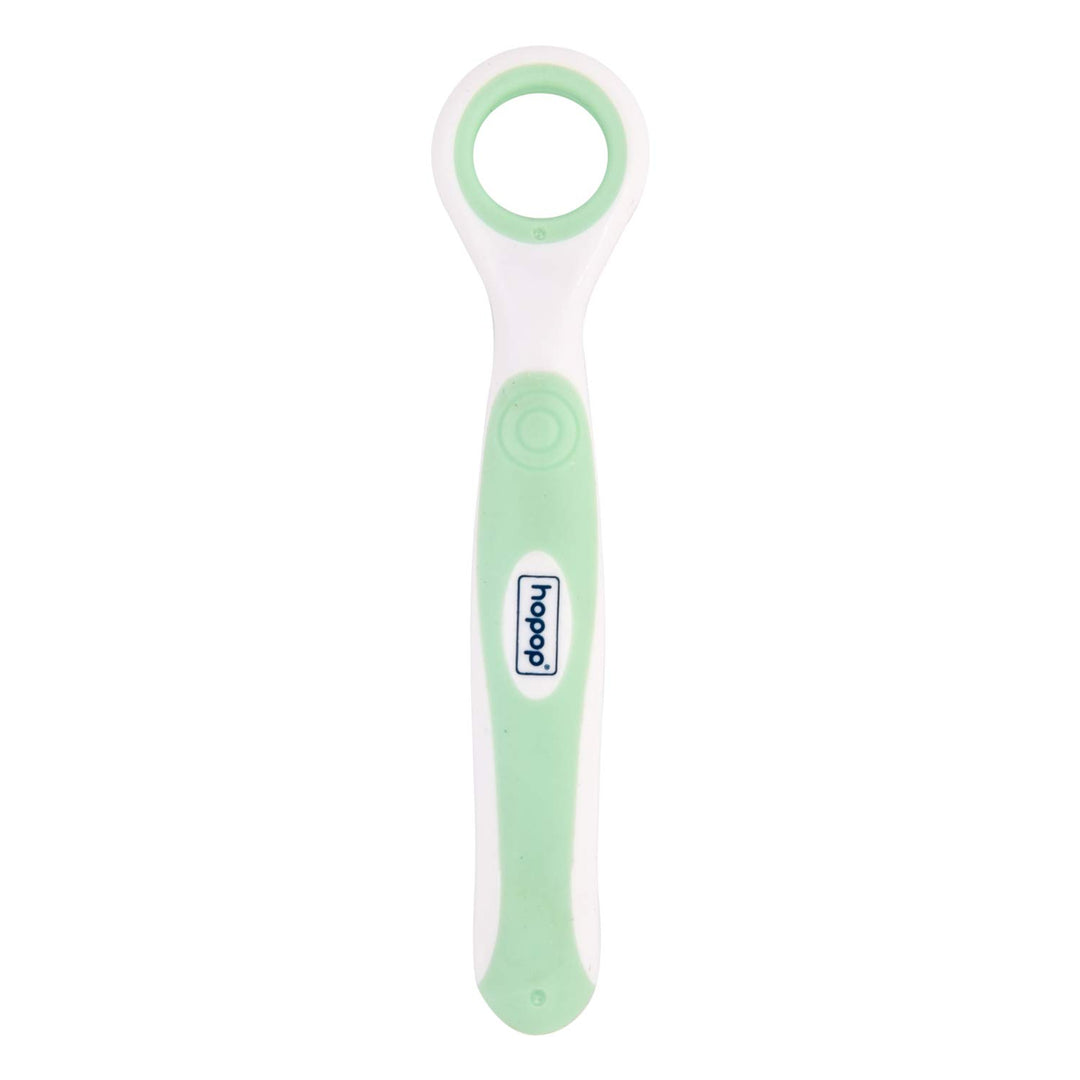 Hopop Soft and Gentle Rounded Edges Tongue Cleaner | 100% Safe for Kids  (1 Piece)