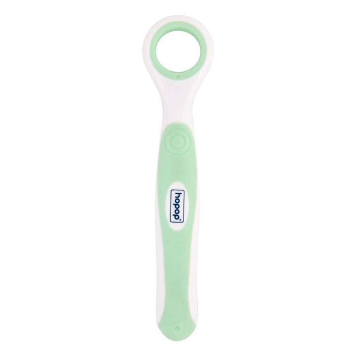 Hopop Soft and Gentle Rounded Edges Tongue Cleaner | 100% Safe for Kids  (1 Piece)