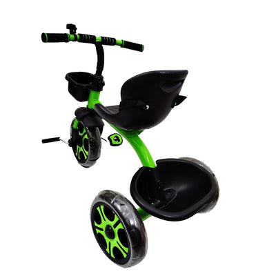 Ninja Plug N Play Durable Kids/Baby Tricycle with Storage Basket, Cushion Seat and Seat Belt | Carrying Capacity Upto 30 Kgs | Green  | COD Not Available