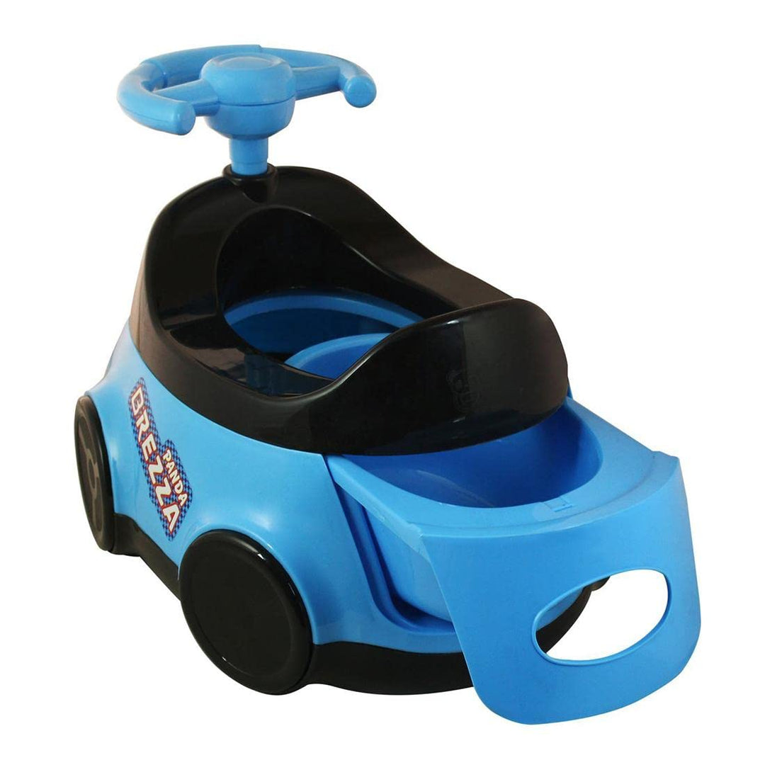 MUREN Potty Training Seat - Car Shape | Removable Bowl & Handles - Blue