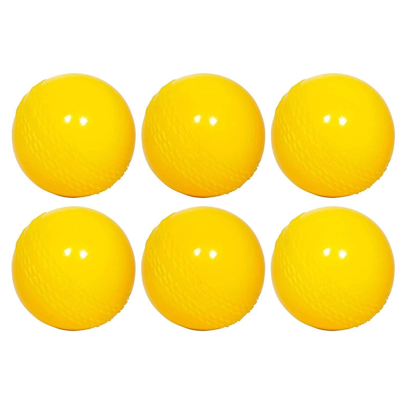 Fitfix Wind Ball Cricket Ball (Set of 6) Standard - Assorted Colors