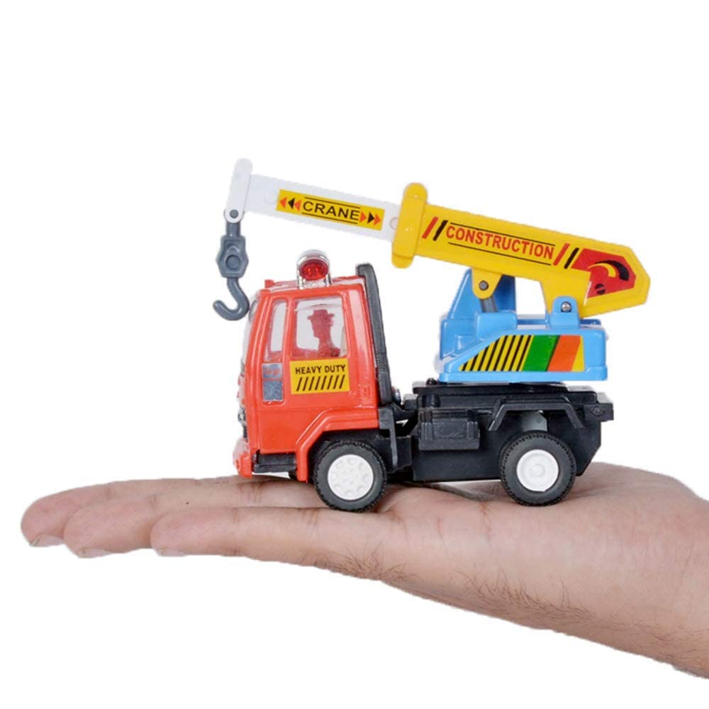 Crane Toy (Pull Back Toy Truck) - Assorted Colours