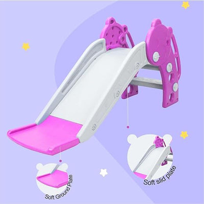 Free Standing and Foldable Slide (Pink)