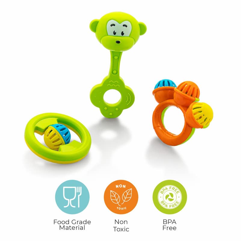 So Sweet Rattle - 3 pcs