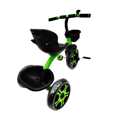 Ninja Plug N Play Durable Kids/Baby Tricycle with Storage Basket, Cushion Seat and Seat Belt | Carrying Capacity Upto 30 Kgs | Green  | COD Not Available