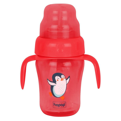 Hopop Spill-Proof Sipper Cup with Spout & Straw 210ml