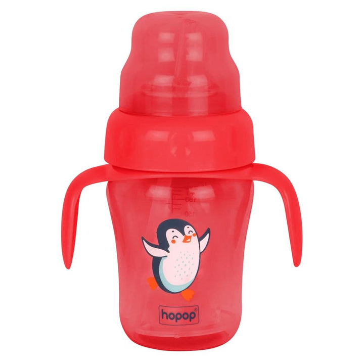Hopop Spill-Proof Sipper Cup with Spout & Straw 210ml