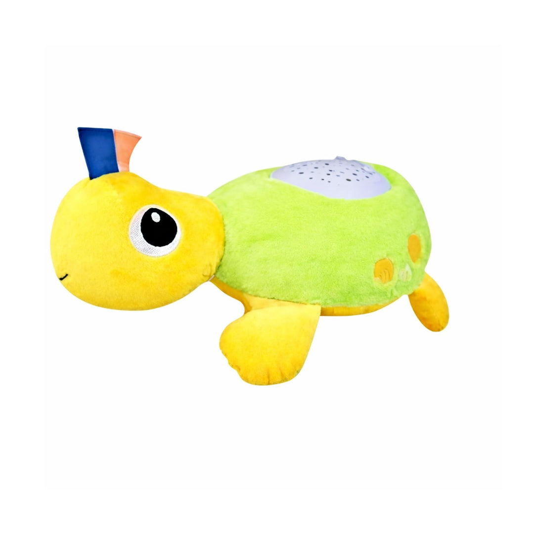 MUREN Interactive Musical Sleep Aid Plush Toy - Moon & Star Light Projector