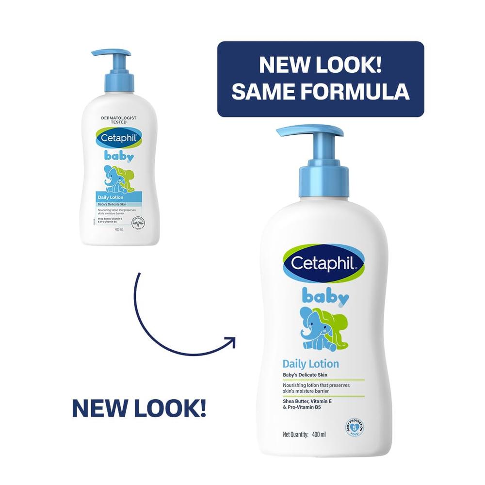 Cetaphil Baby Daily Lotion - 400ml (Shea Butter & Vitamin E)