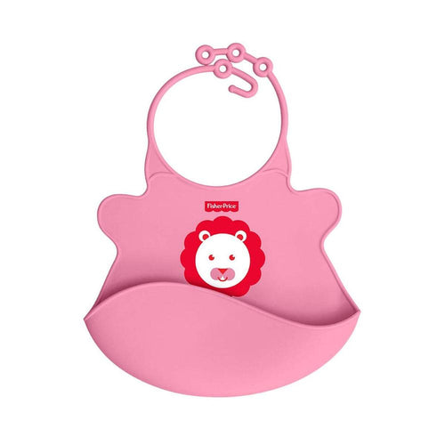 Original Fisher Price Easy Clean Silicon Baby Bib (4 Months - 2.5 Years)