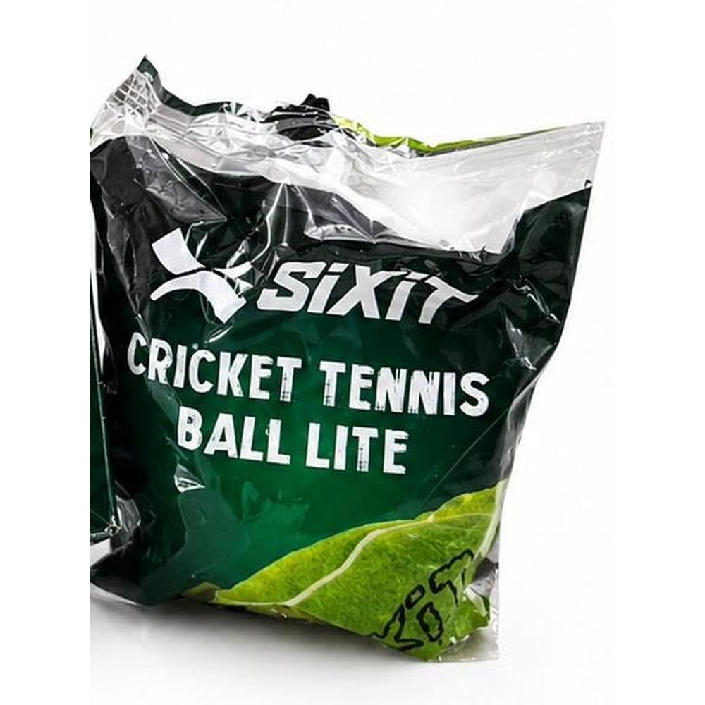 Sixit Cricket Tennis Ball Lite | Lightweight Rubber Balls