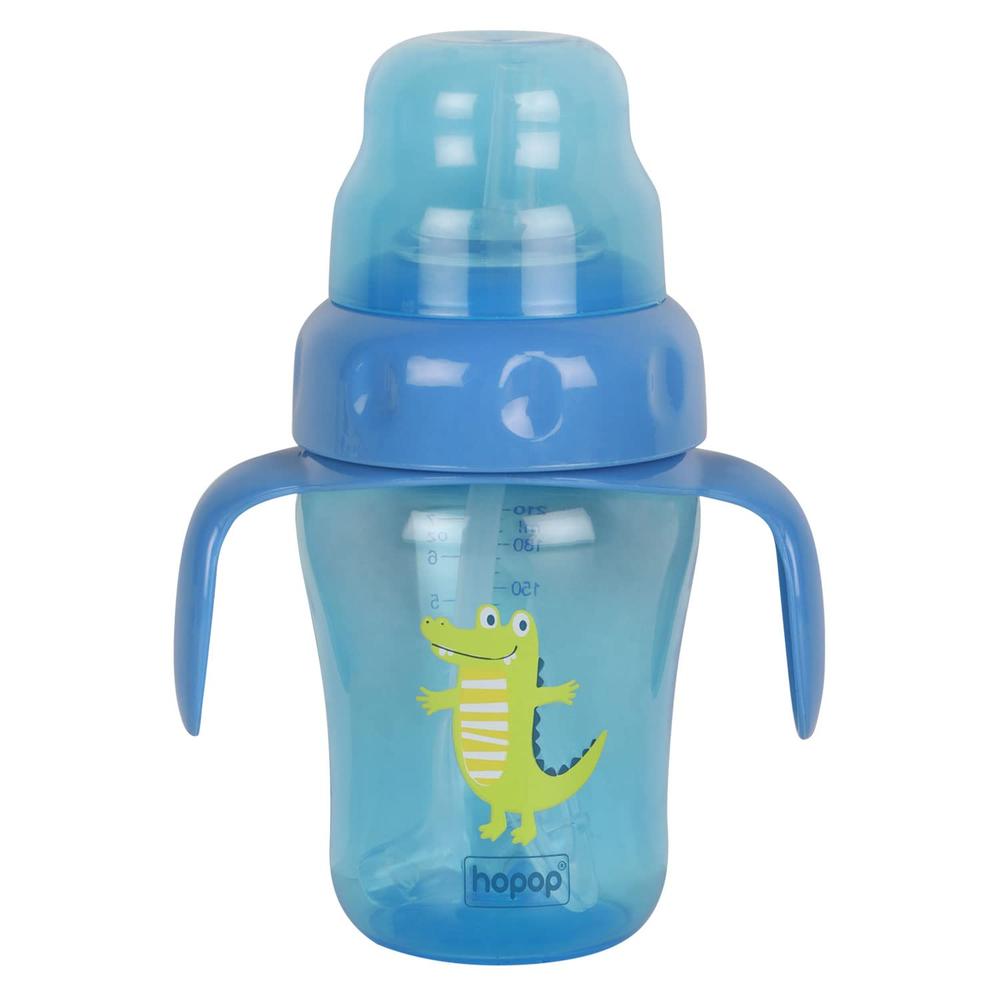 Hopop Spill-Proof Sipper Cup with Spout & Straw 210ml