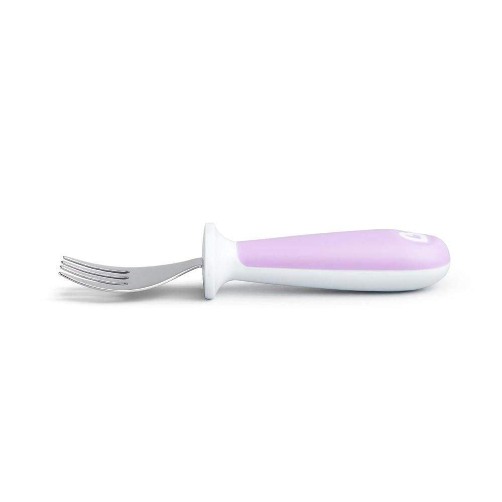 Munchkin Raise Toddler Fork & Spoon - Set of 2 | BPA-Free Self-Feeding Utensils for Kids | Easy-Grip Handles
