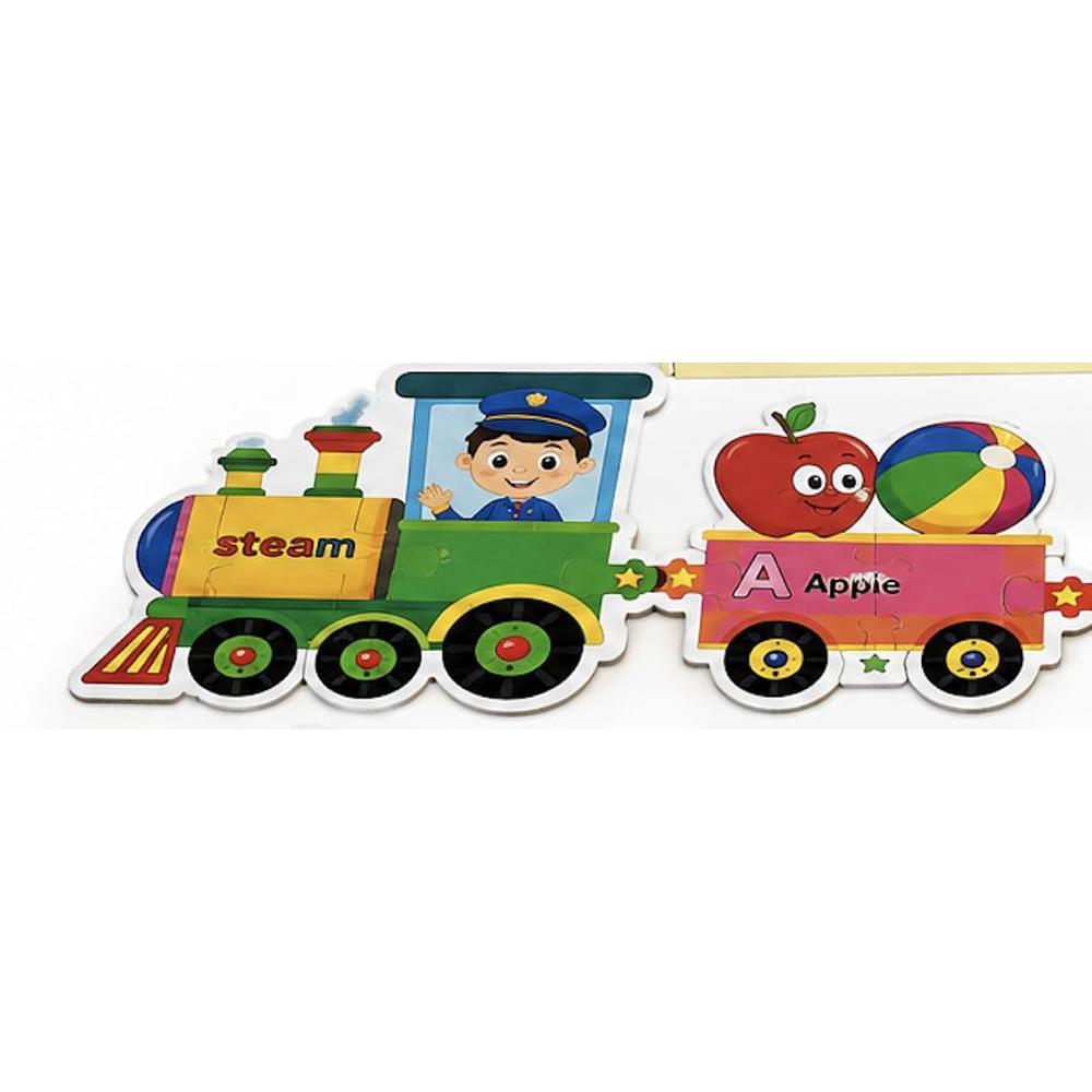 Ratna's Alphabet Express- Giant Floor Puzzle | A to Z Learning | 60 Pieces