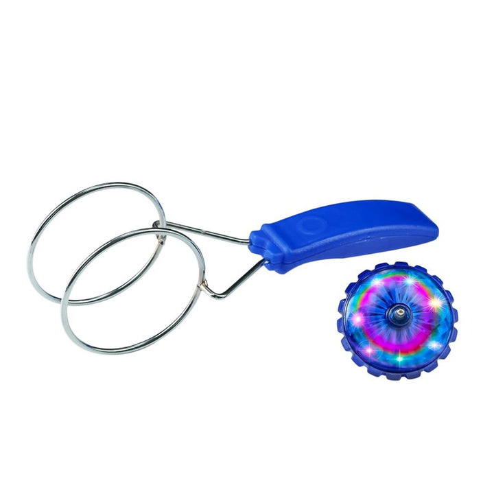 Gyro Wheel Magnetic Spinning Toy with Rainbow Light Effect (Pack of 2)