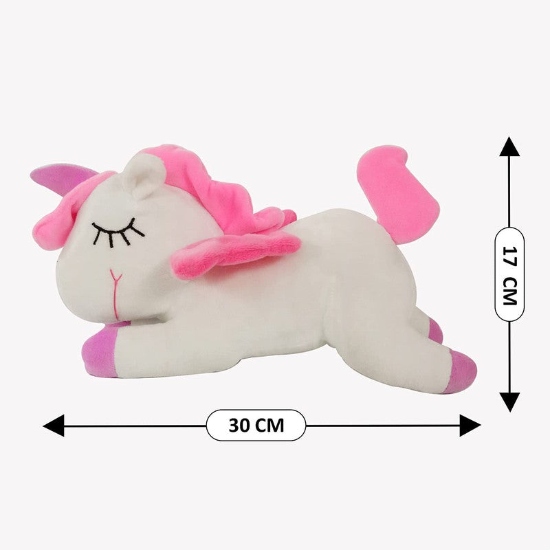 Funny Unicorn Stuffed Animal Plush Soft Toy - Pink 30CM