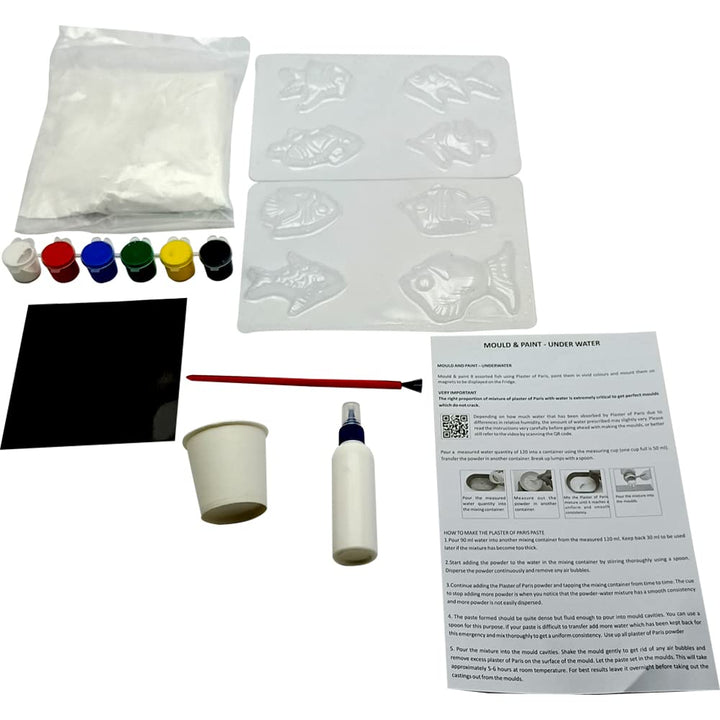 Mould & Paint Under Water (Craft Kit Pack of 1)