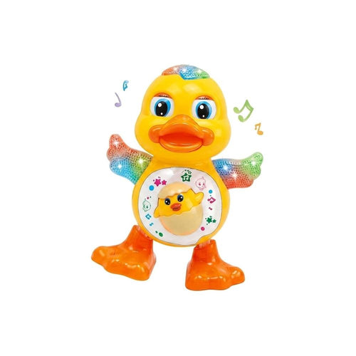 Gooyo Dancing Duck Toy with Flashing Lights & Musical Sounds for Kids | Dancing Hand & Rocking Body Duck