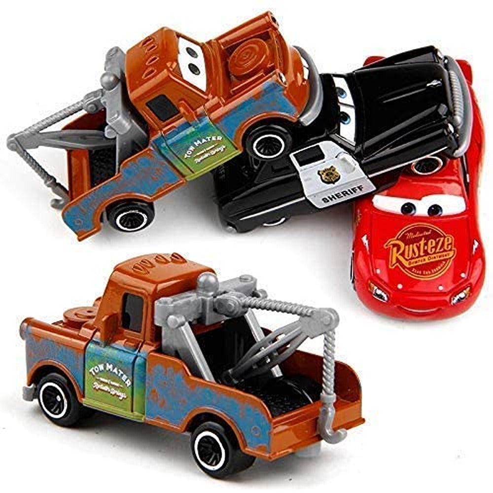 Metal Die Cast Mini Racers Series Cars,  6-Pack