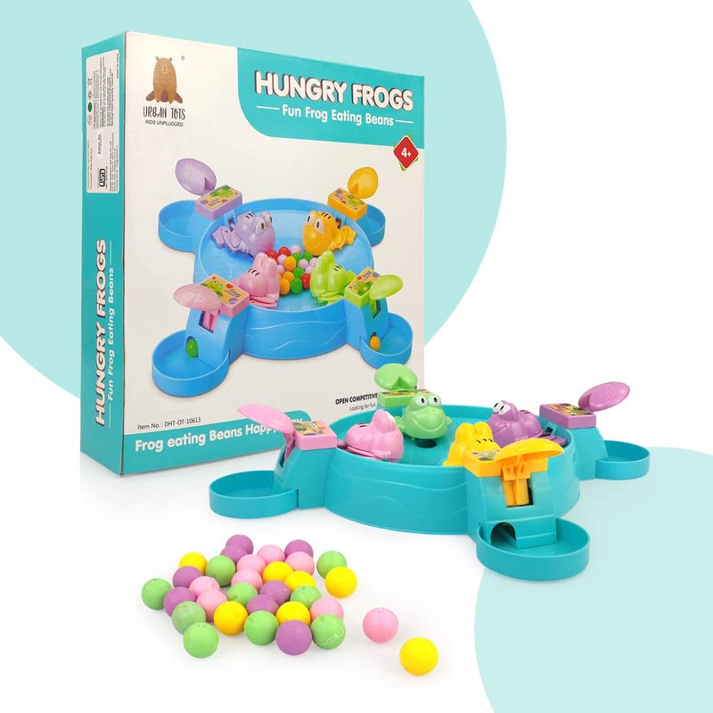 Hungry Frogs Eating Beans Tabletop Fun Board Interactive Game