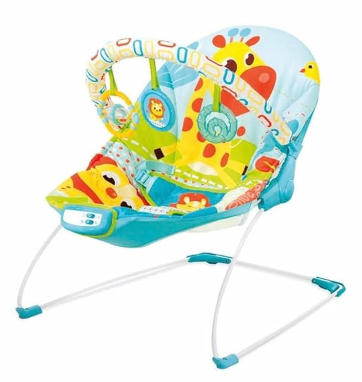 Mastela Music & Soothe Bouncer/Rocker Chair | 3 Position Setting, Melodies & Vibrations & Removable Toy Bar