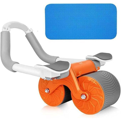 Ab Roller, Abdominal Exercise Rollers, Automatic Rebound Abdominal Wheel Fitness Gym Equipment for Men/Women