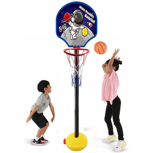 Kats Basketball Set with 5 Adjustable Heights (3-10 Years)
