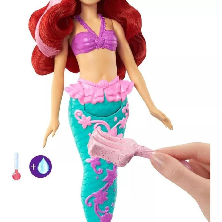 Original Princess Mermaid Doll with Colour Splash Ariel | Licensed Disney Toy (3-9 Years)