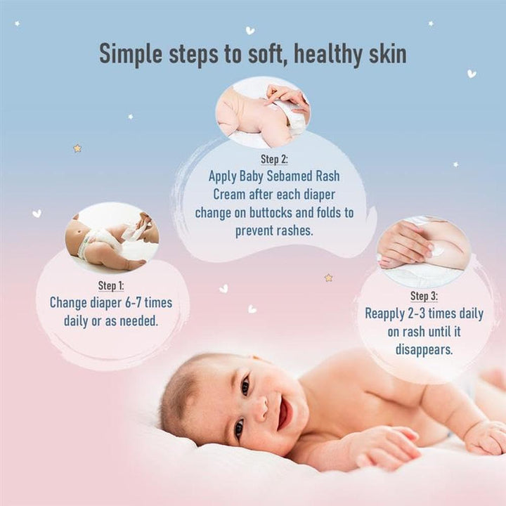 Sebamed Baby Rash Cream - 100ml | Fast Rash Healing