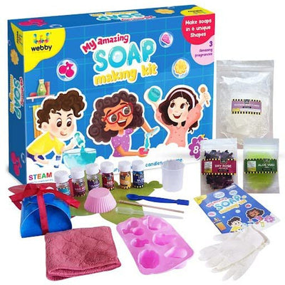 DIY Amazing Soap Making Kit, STEAM Learner, Educational & Learning Activity Toy Kit for Kids, Boys & Girls Age 8+ (Large)