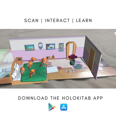 Augmented Reality 3D Interactive Nursery Rhymes Book: Enjoy 12 Delightful Rhymes in a Whole New Way