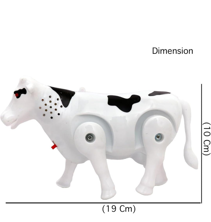 Walking Musical Milch Cow Toy with Light & Sound for Kids | Electric Musical Animal Toy