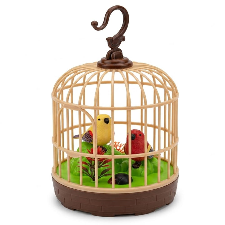 Kaby Beautiful Bird Cage Toy | Musical Bird with Voice Recording, Chirping Sounds & Music Bird Toy for Kids