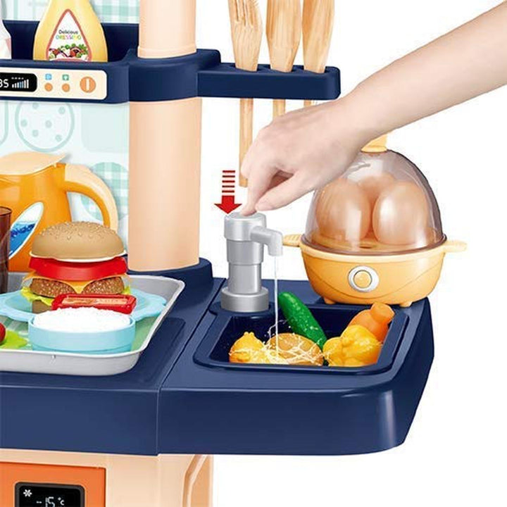 Toy Boi Kitchen Play Set with Accessories | Light, Sound & Water | Little Chef Play Series Pretend Play Set