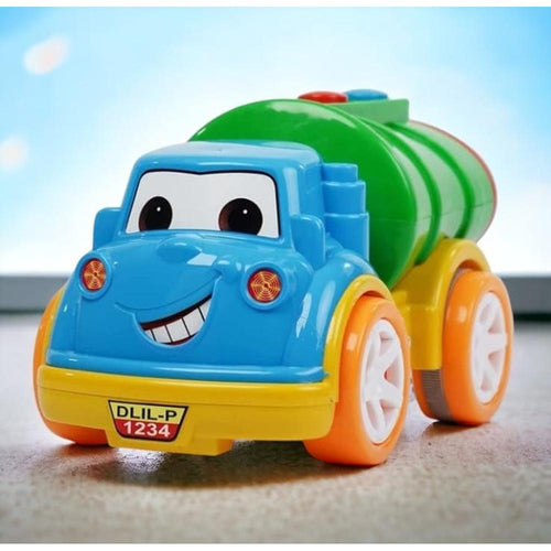 Playtones Cartoon Tanker | Friction Powered Gear System