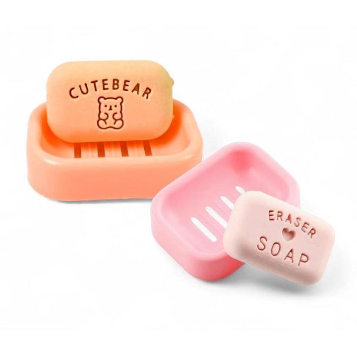 Pack of 2 Soap Eraser Rubber for Kids
