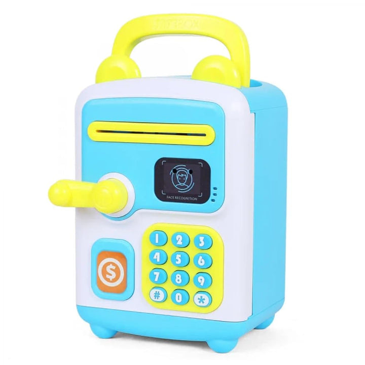 Toycra Open Ended Smart Saver Piggy Bank with Face Recognition | Password Lock, Automatic Note Collector & Coin Slot | Kids Savings Toy