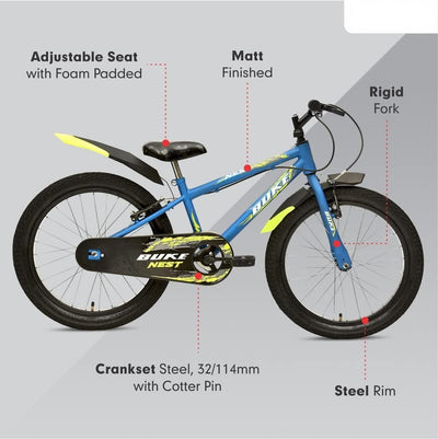 Nest 20T Bicycle (Blue Matt) | (COD Not Available)