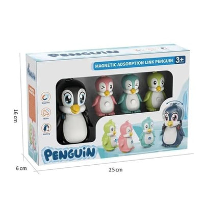 Electric Penguin Toys Set with Music & Light