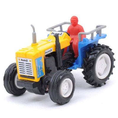 Tractor Pull Back Toy - Assorted Colours