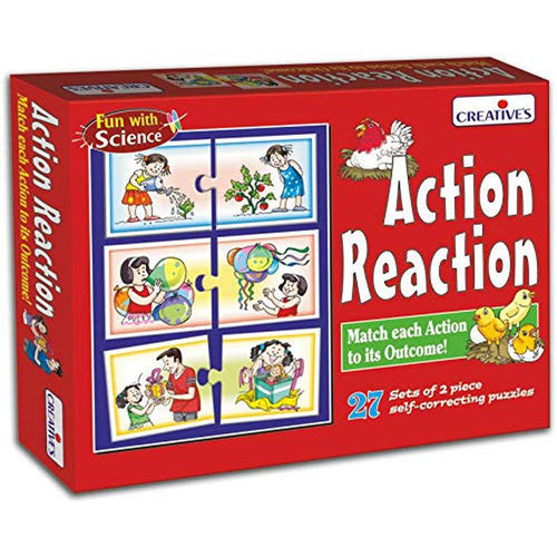 Action Reaction Learning Puzzles - 27 Pieces (4-7 Years)