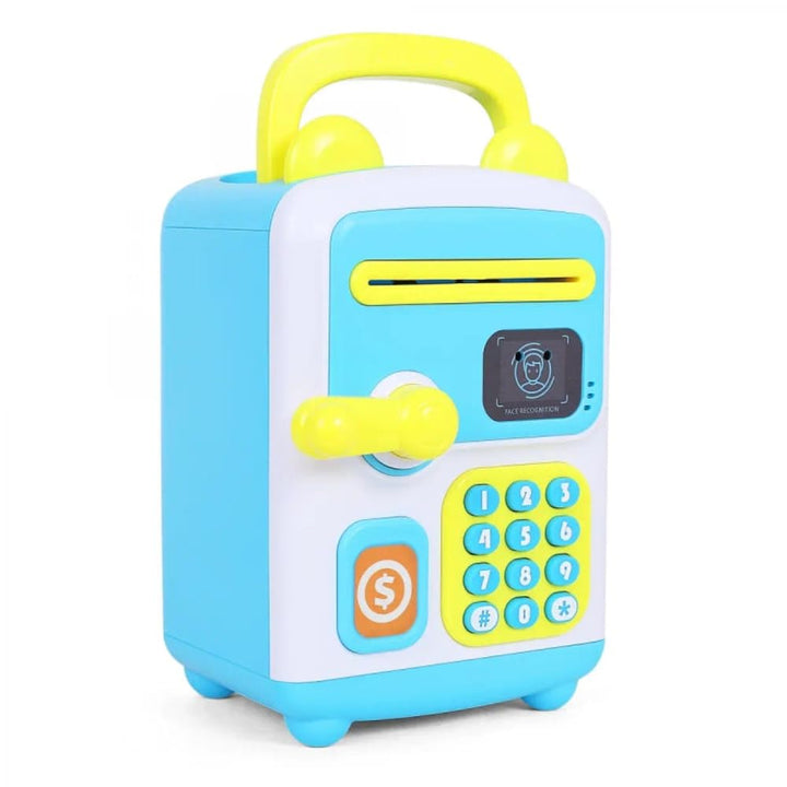 Toycra Open Ended Smart Saver Piggy Bank with Face Recognition | Password Lock, Automatic Note Collector & Coin Slot | Kids Savings Toy