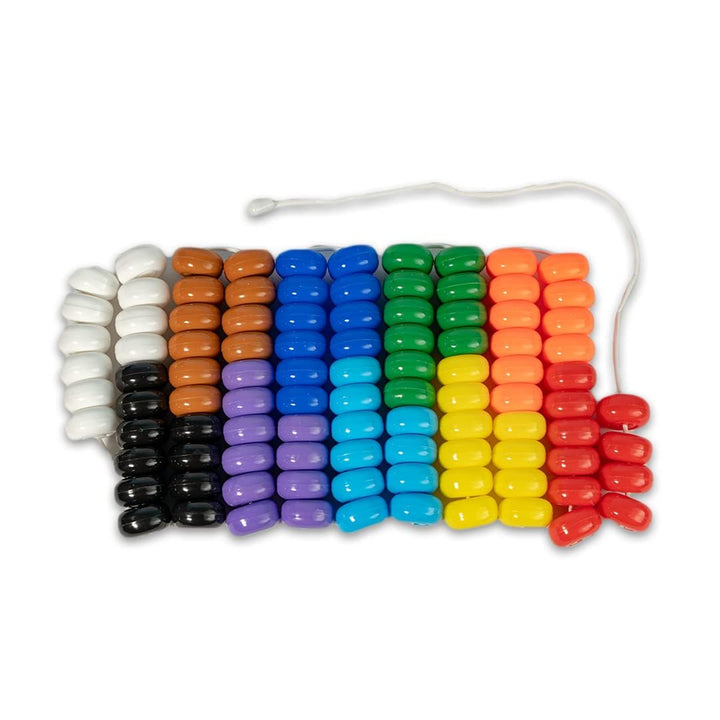 Avis by Ratna Rainbow Jumbo Beads – Counting & Learning Educational Toy | 100 Beads